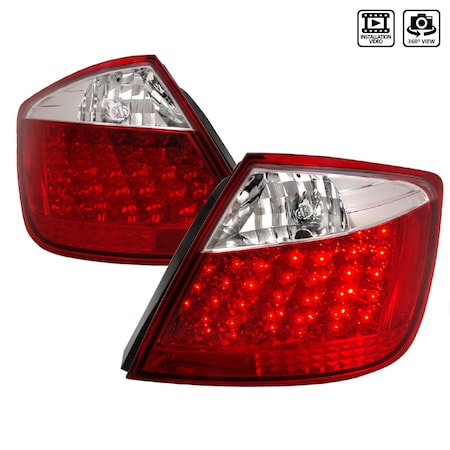 Spec-D Tuning 05-10 Scion Tc LED Tail Light - Red Lens LT-TC04G2RLED-TM